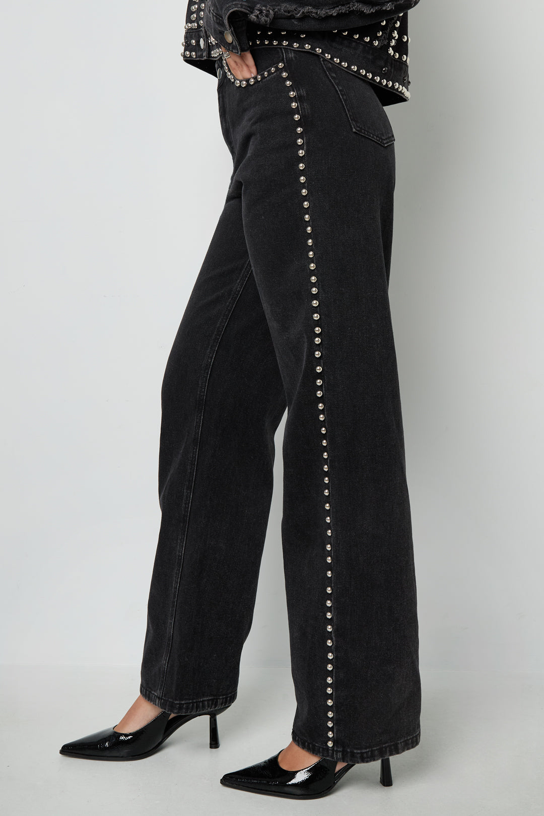 Damen Hose Classic | Baumwolle | Schwarz