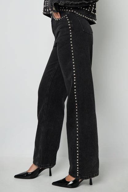 Damen Hose Classic | Baumwolle | Schwarz