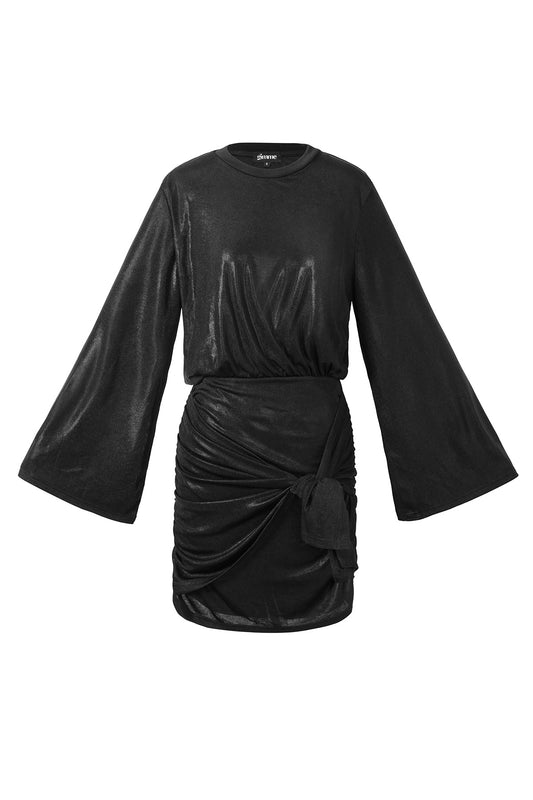 Damen Minikleid Bindung Elegant | Polyester | Mehrfarbig