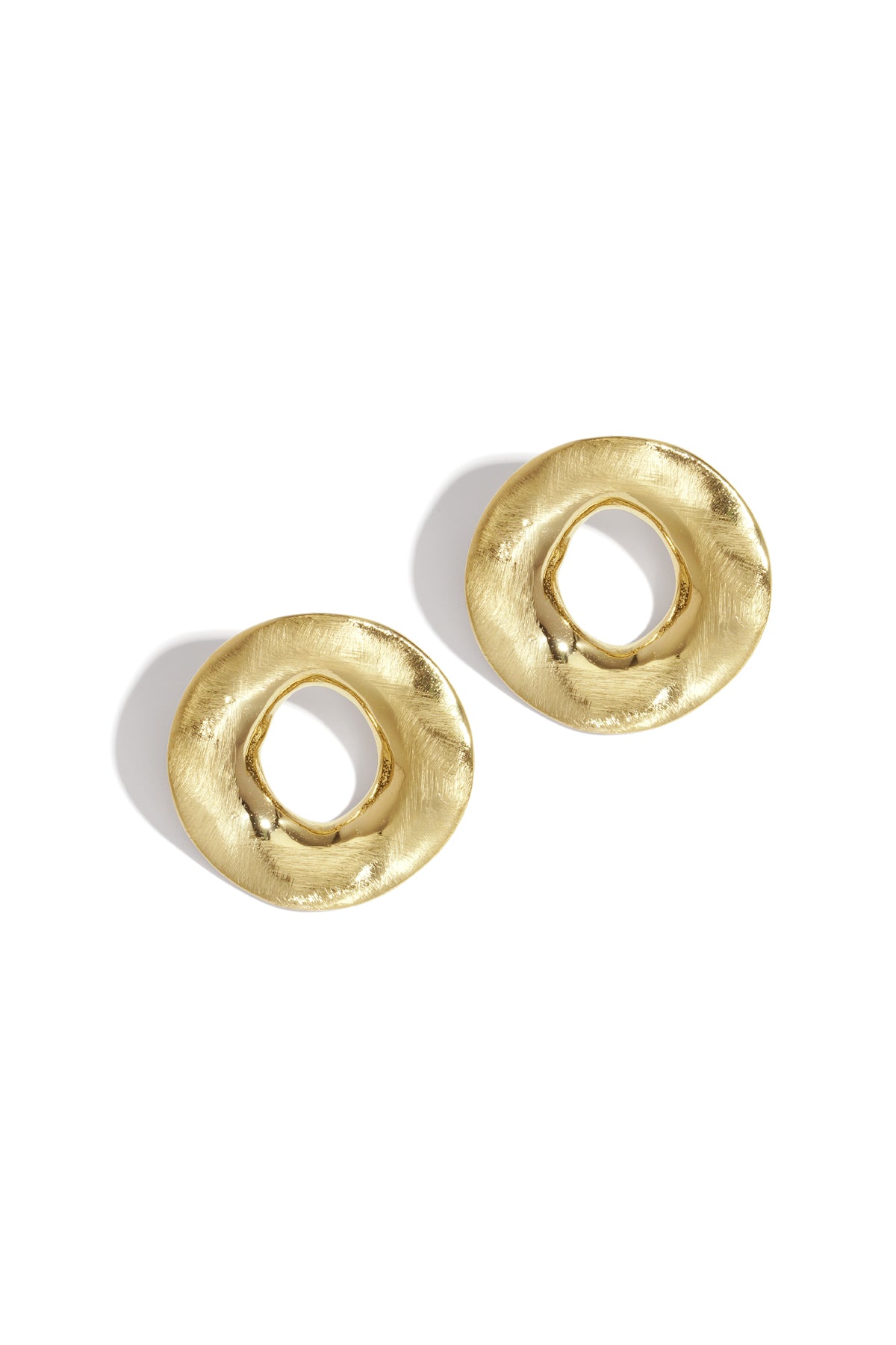 Damen Ohrstecker Kreis Schlicht | Edelstahl 304S | Gold & Silber