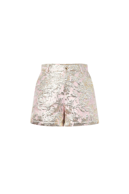 Damen Shorts Blumendruck | Polyester | Mehrfarbig