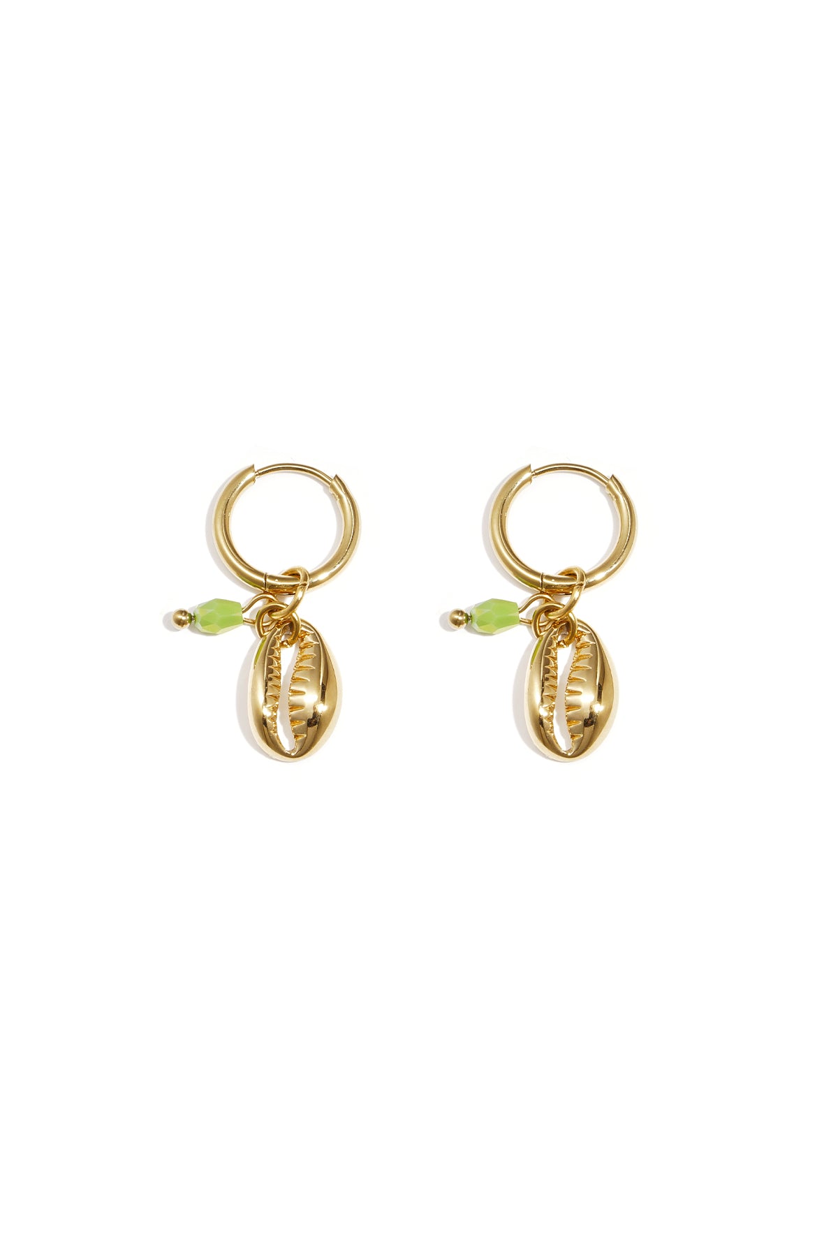 Sommerliche Vibe-Ohrringe - Goldfarben