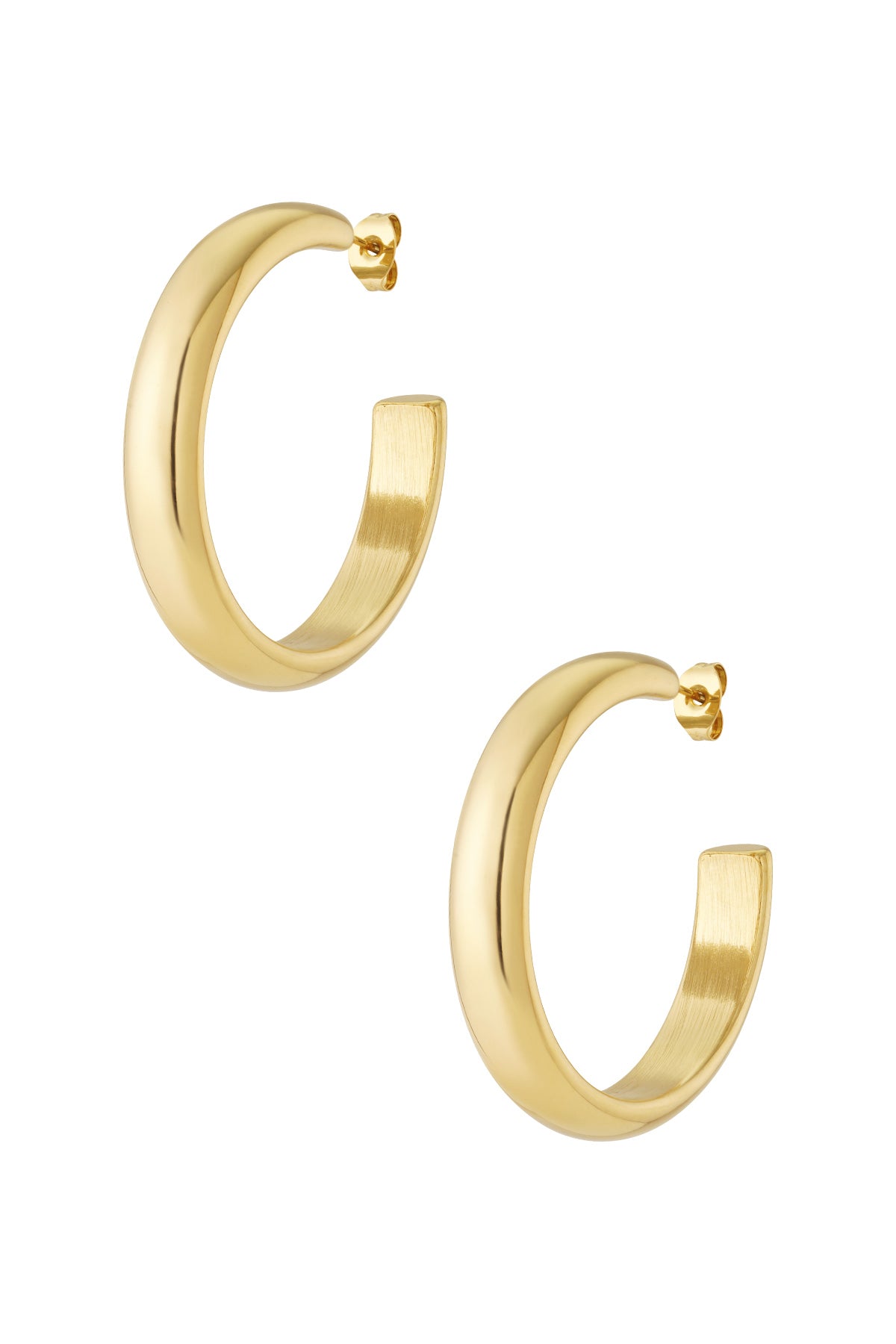 Damen Creolen Zeitlos | Edelstahl | Gold & Silber
