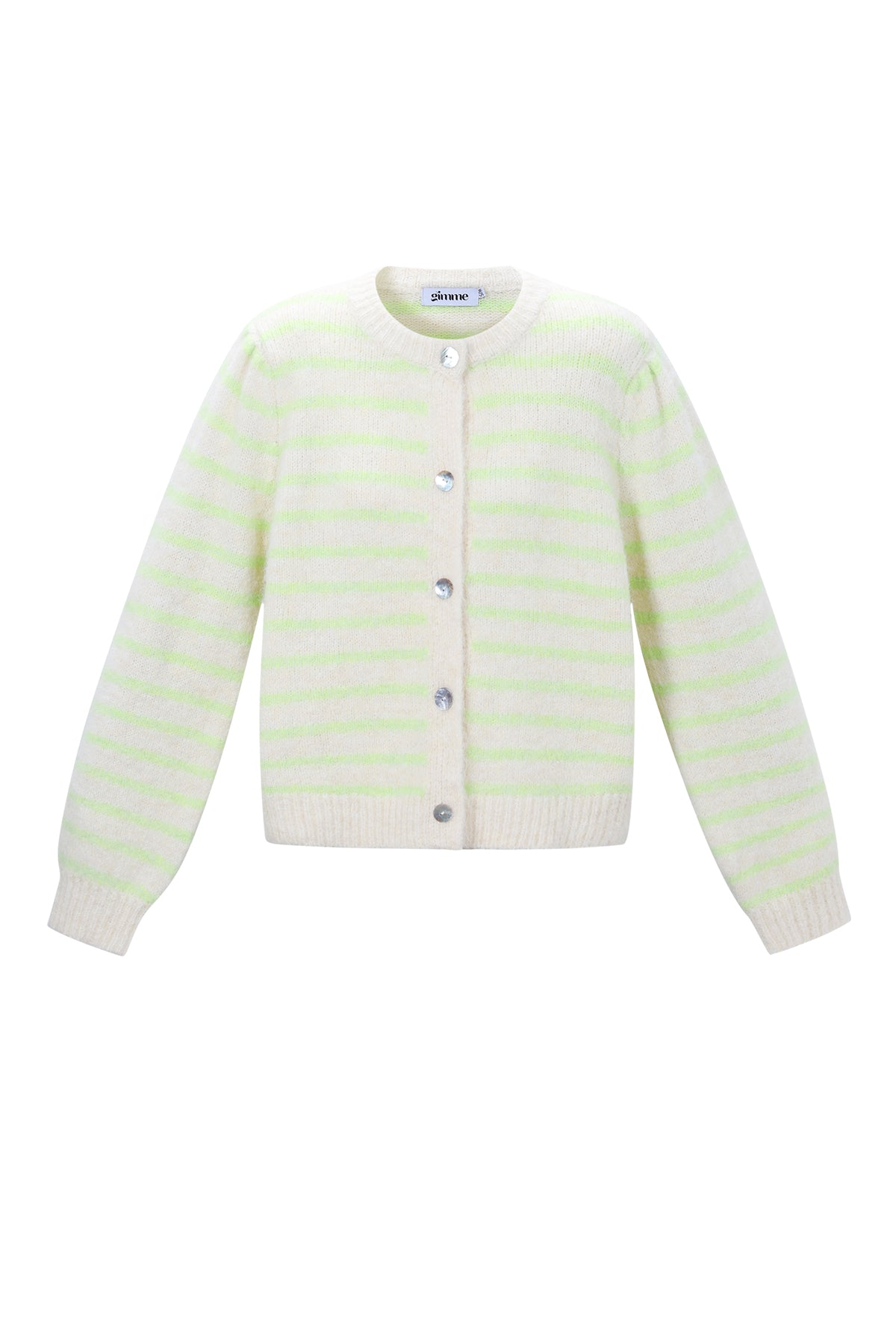 Damen Cardigan Gestreift | Polyester | Mehrfarbig