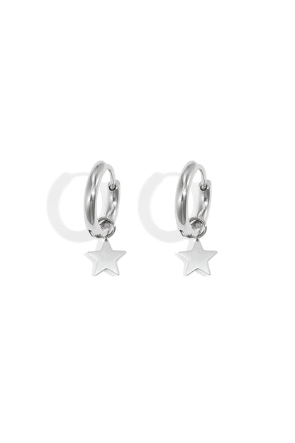 Damen Ohrringe Stern Elegant | Edelstahl | Gold & Silber