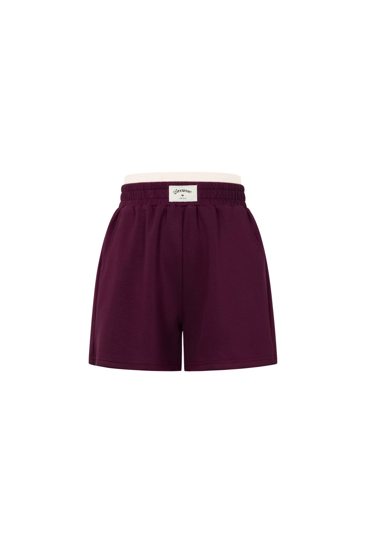Damen Shorts Gestrickt Elegant | Polyester | Dunkelbraun