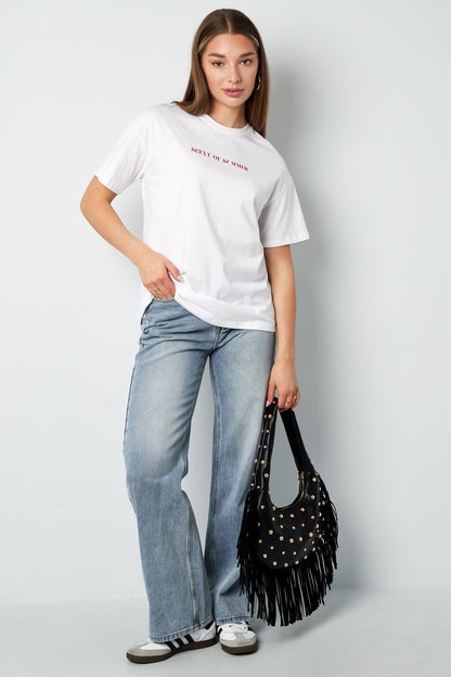Damen Handtasche mit Nieten | Punk Style PU-Leder