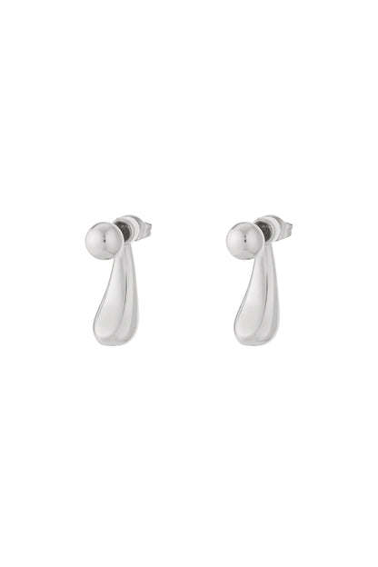 Damen Ohrringe Organisch 14K | Edelstahl vergoldet | Gold & Silber