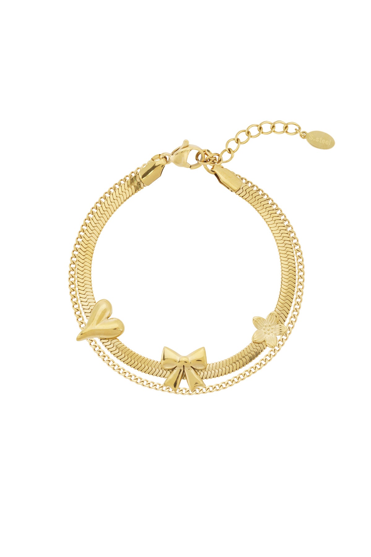 sommerliebe-armband - silberfarben