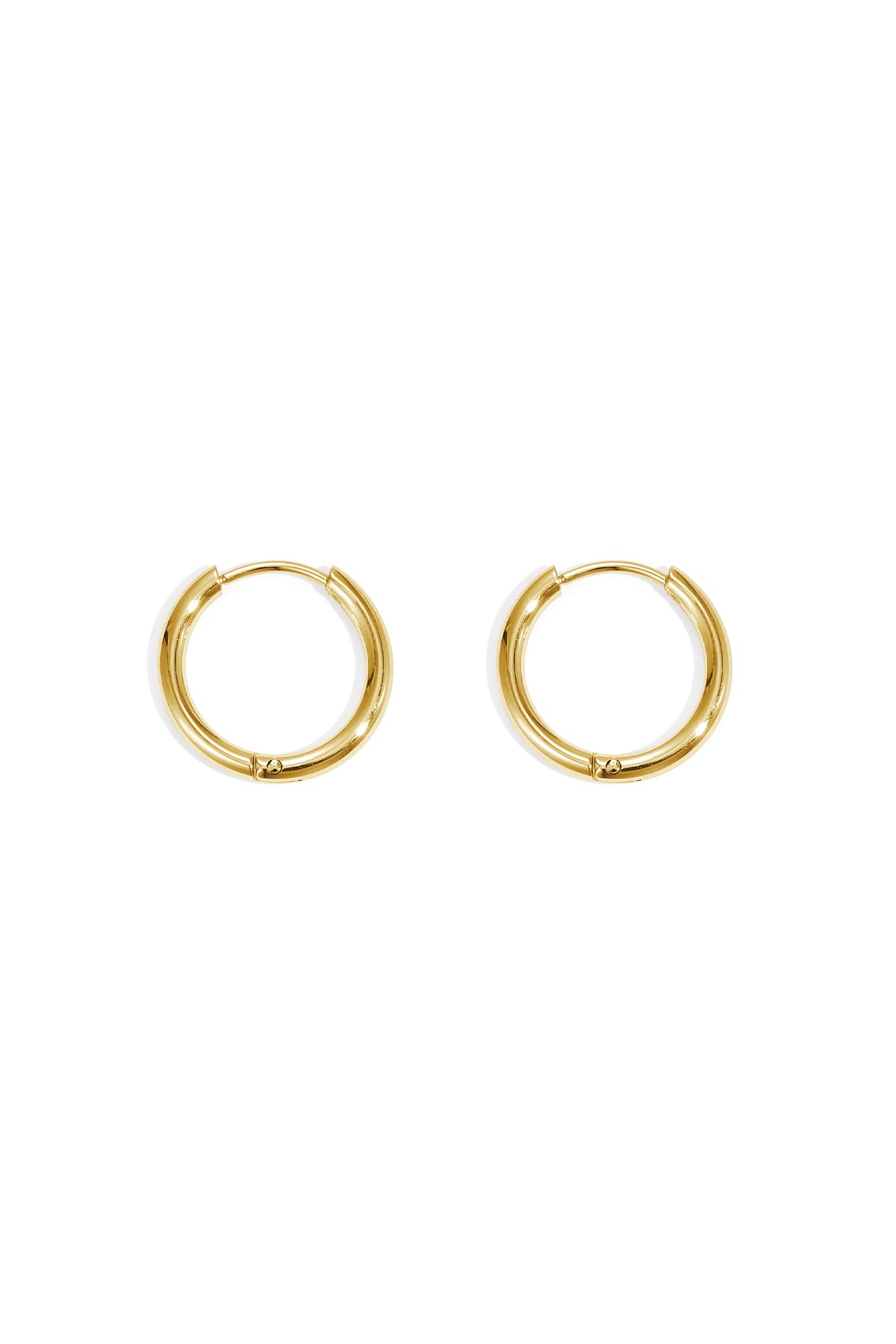 Damen Creolen 1,6 cm Mini | Edelstahl | Gold & Silber
