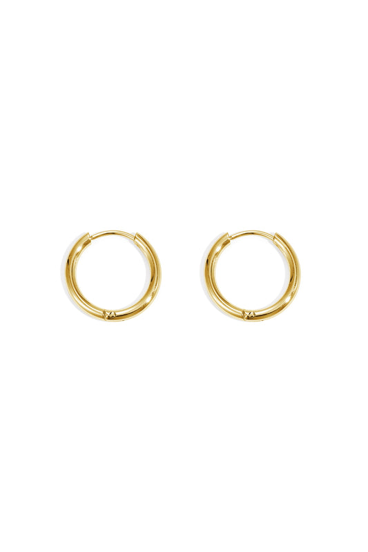 Damen Creolen 1,6 cm Mini | Edelstahl | Gold & Silber