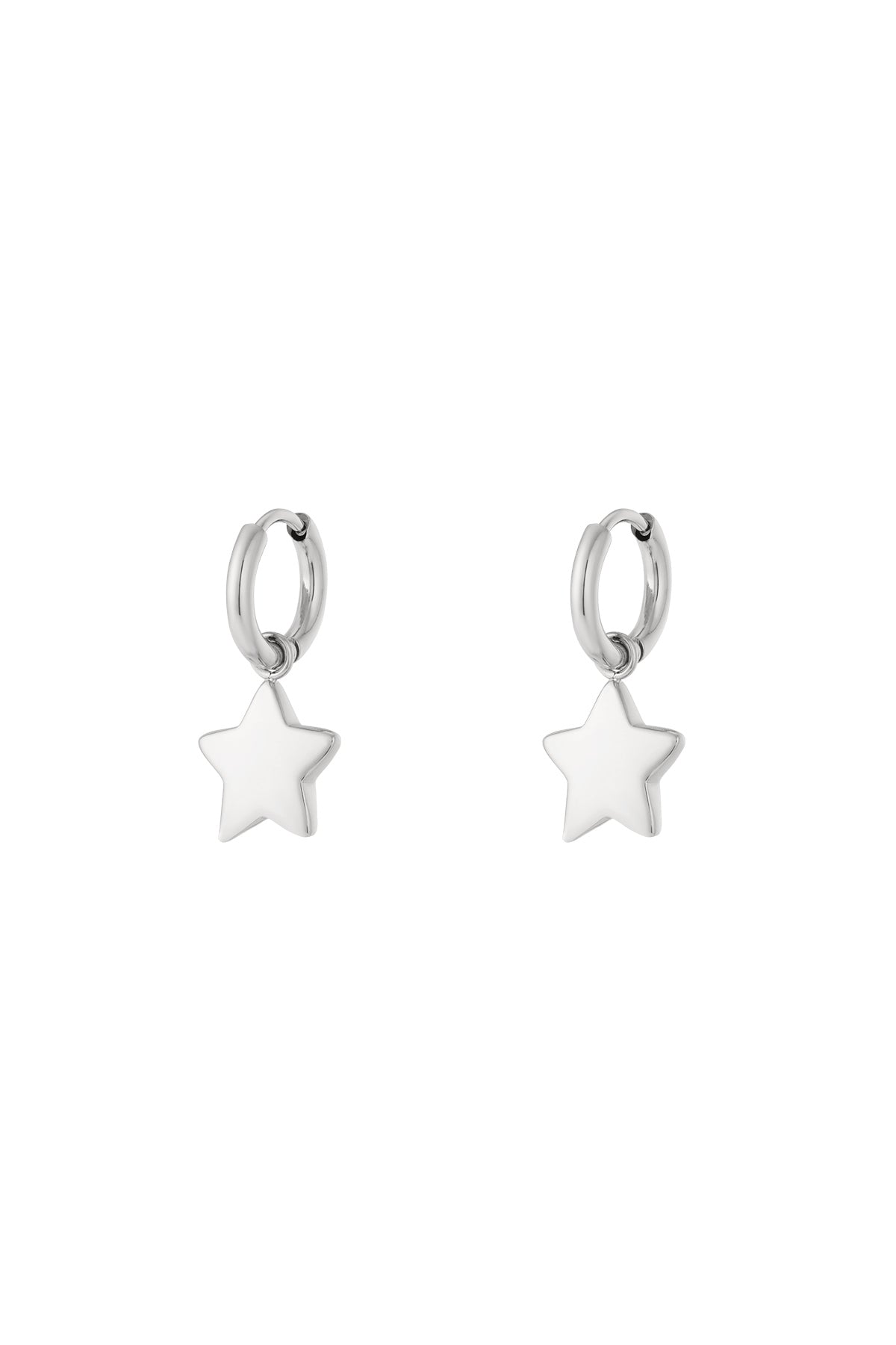 damen sternohrringe | edelstahl vergoldet | gold & silber