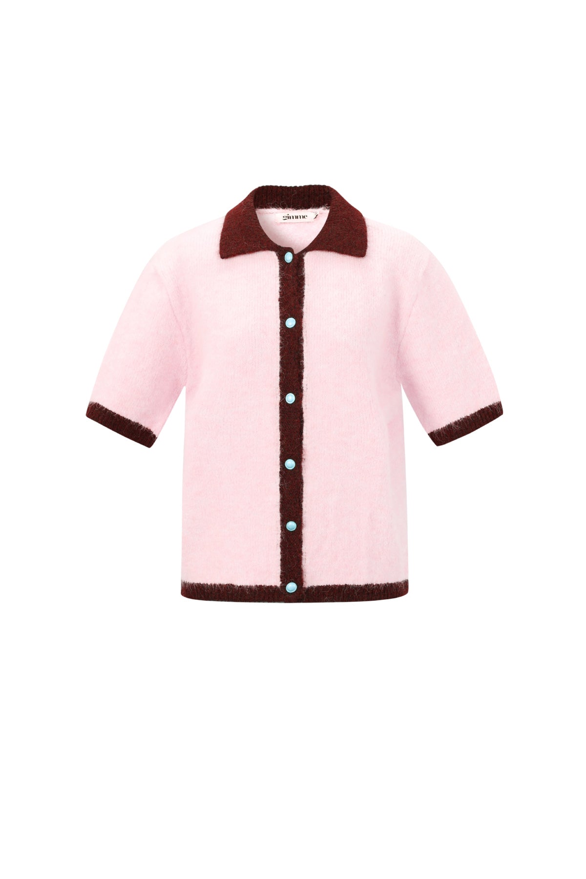 damen strickjacke farbkontrast | polyester | mehrfarbig