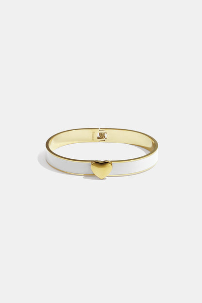 Armband in verschiedenen Farben mit Herzdetail - 0,9 cm