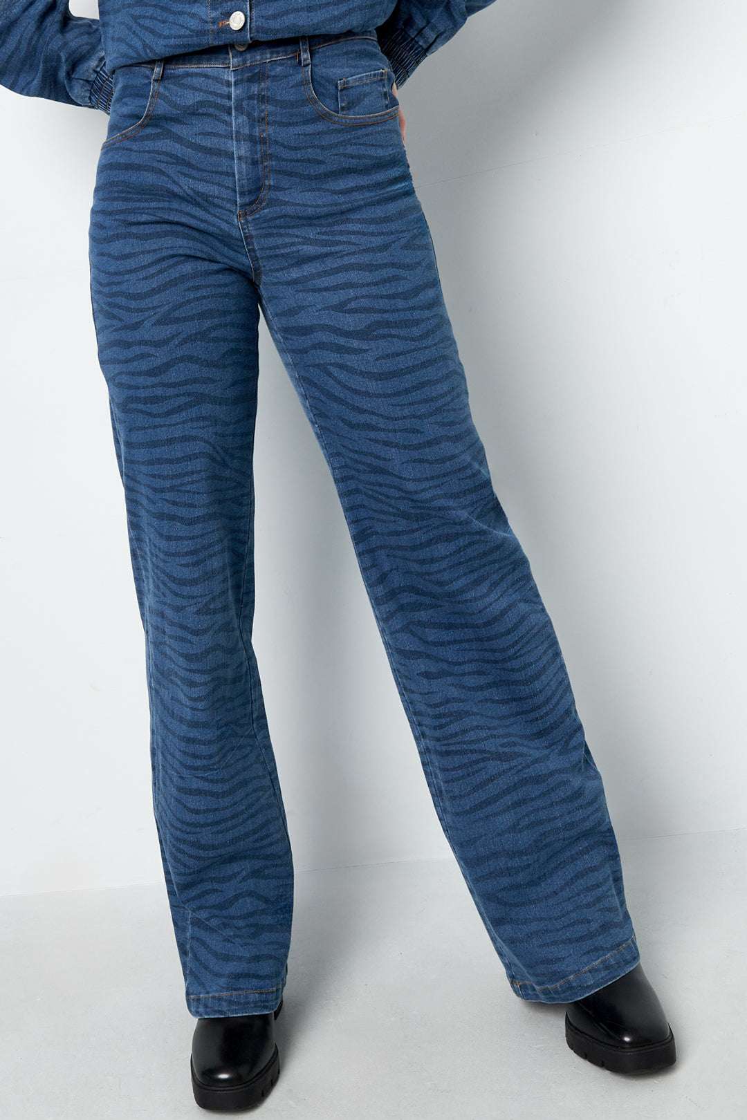 Damen Jeans Indigo | Baumwolle | Blau