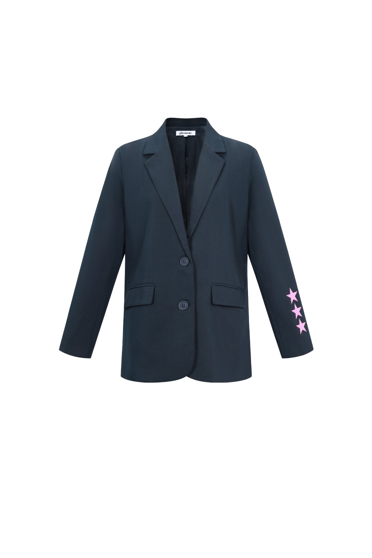 damen anzug set gewebt | polyester | grau & dunkelblau