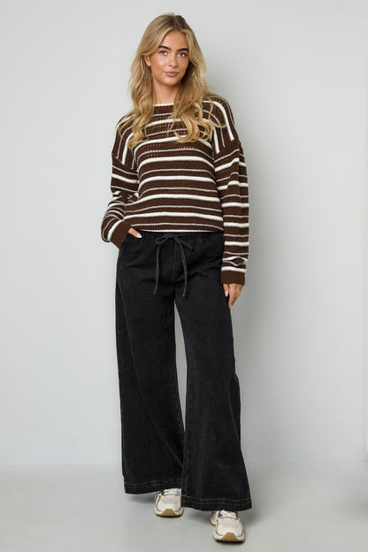 Damen Strickpullover Classic | Polyester | Mehrfarbig