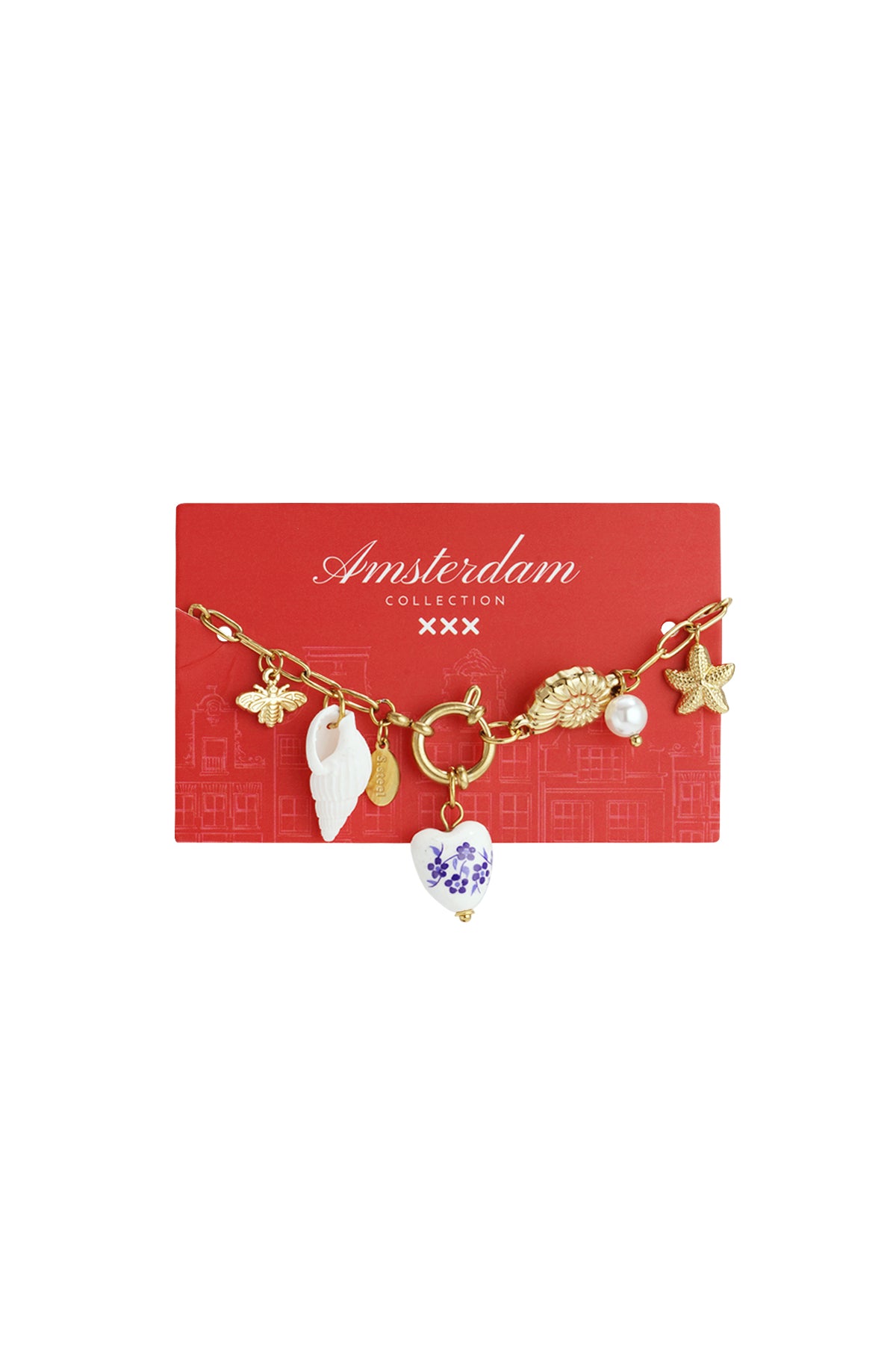 edelstahl-charm-armbänder mit seesternmotiv, schlichte und lässige serie, damenschmuck