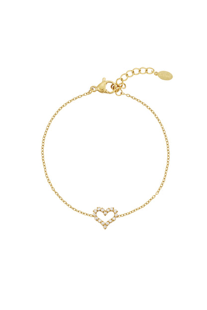 Strass Herz Armband