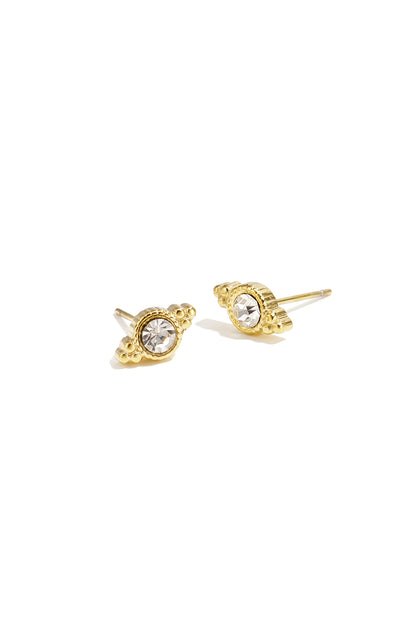 Damen Ohrstecker Unregelmässig Lässig | Edelstahl | Goldfarbe & Silberfarbe