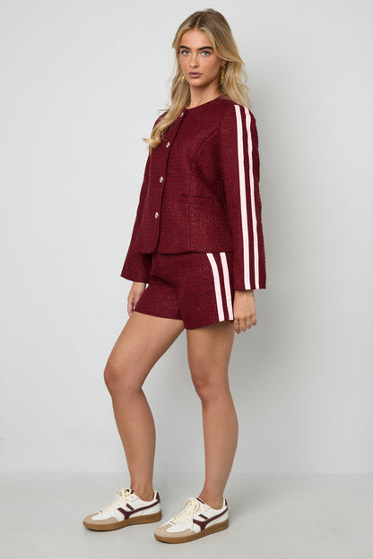 Damen Shorts Karomuster | Polyester | Mehrfarbig