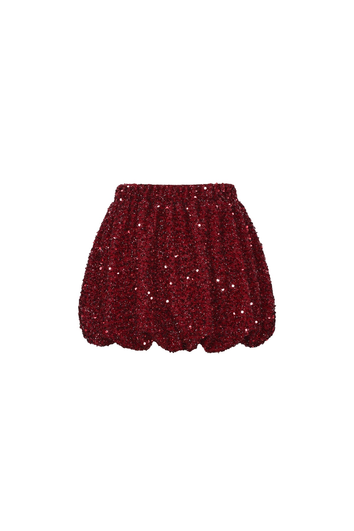 damen minirock pailletten elegant | polyester | mehrfarbig