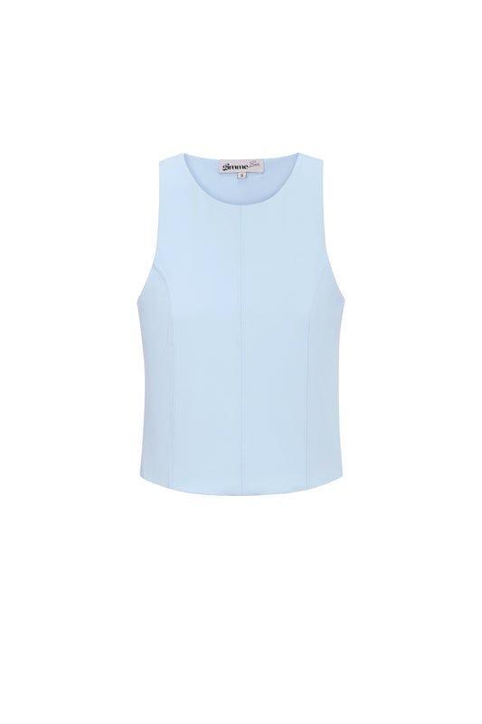 Damen Top Ärmellos Einfarbig | Nylon | Mehrfarbig