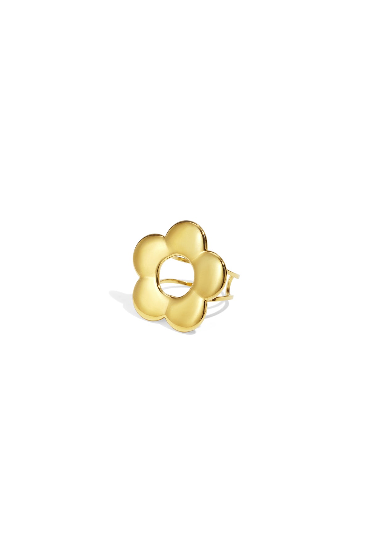 damen ring blume statement | edelstahl | gold-/silberfarbe