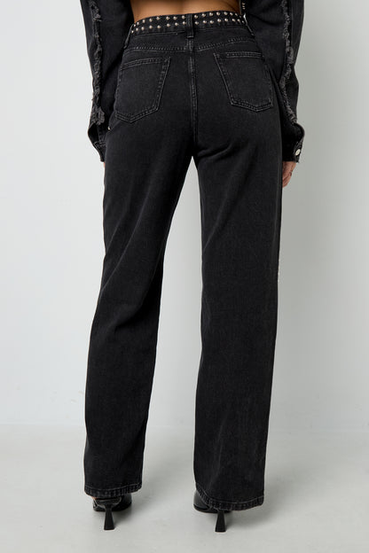 Damen Hose Classic | Baumwolle | Schwarz