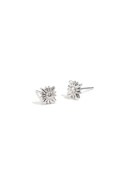 Damen Ohrstecker Strass Unregelmässig | Edelstahl | Goldfarbe & Silberfarbe