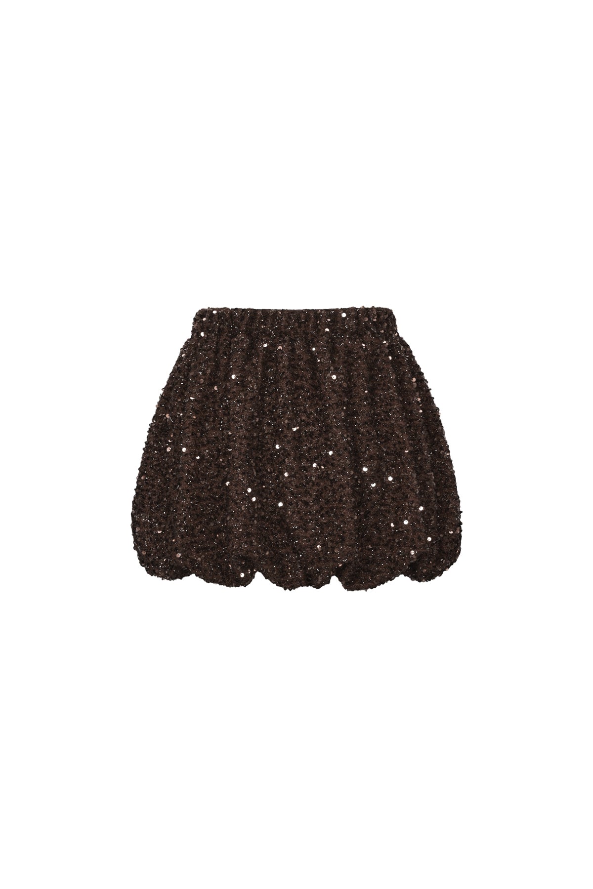 Damen Minirock Pailletten Elegant | Polyester | Mehrfarbig