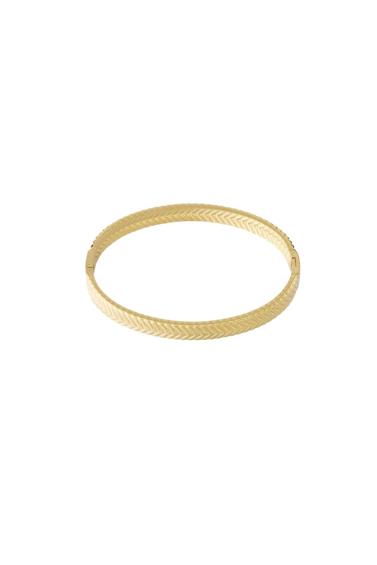 damen armreif geflochten | vergoldet | goldfarbe