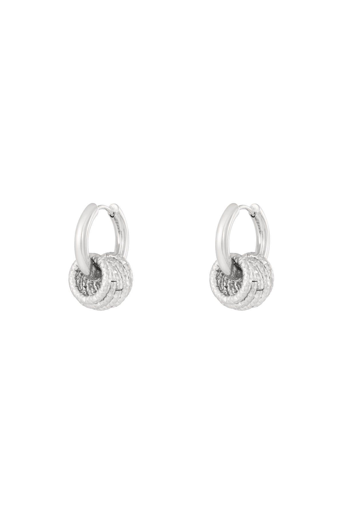 Damen Kreisohrringe Schlicht | Edelstahl | Gold & Silber