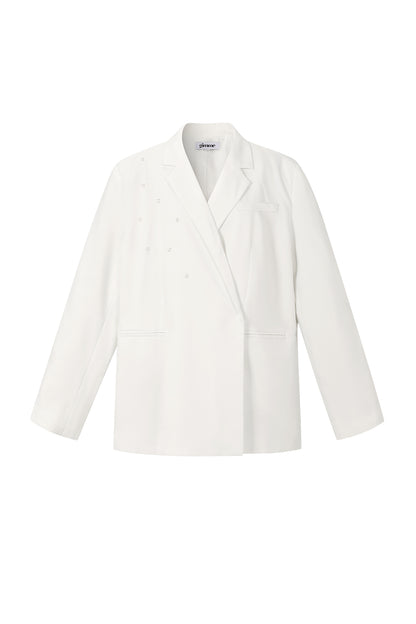 Damen Blazer Klassisch | Gewebt | Schwarz & Creme bis XL