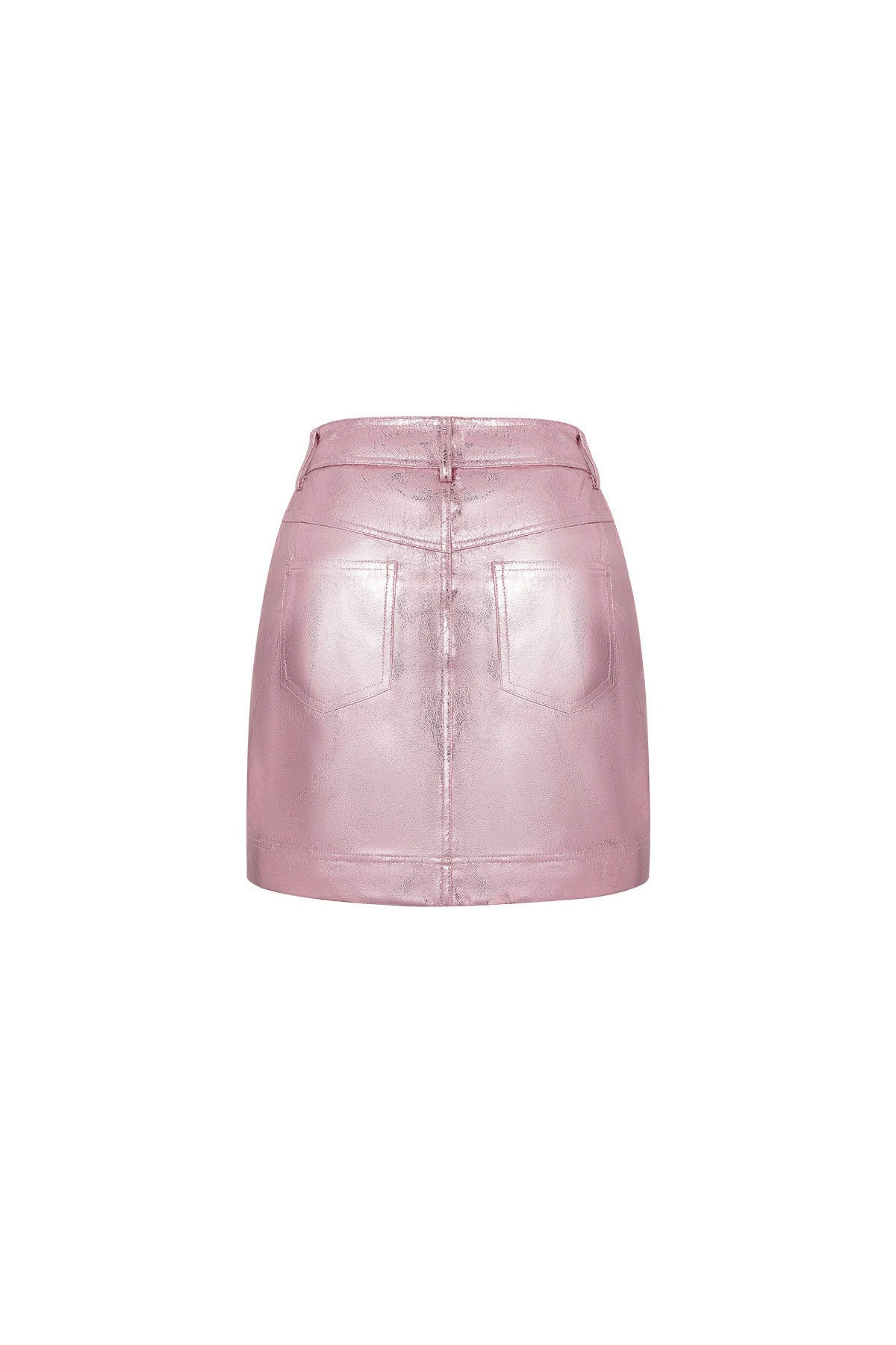 Damen Minirock Kunstleder | Kunstleder | Rosa