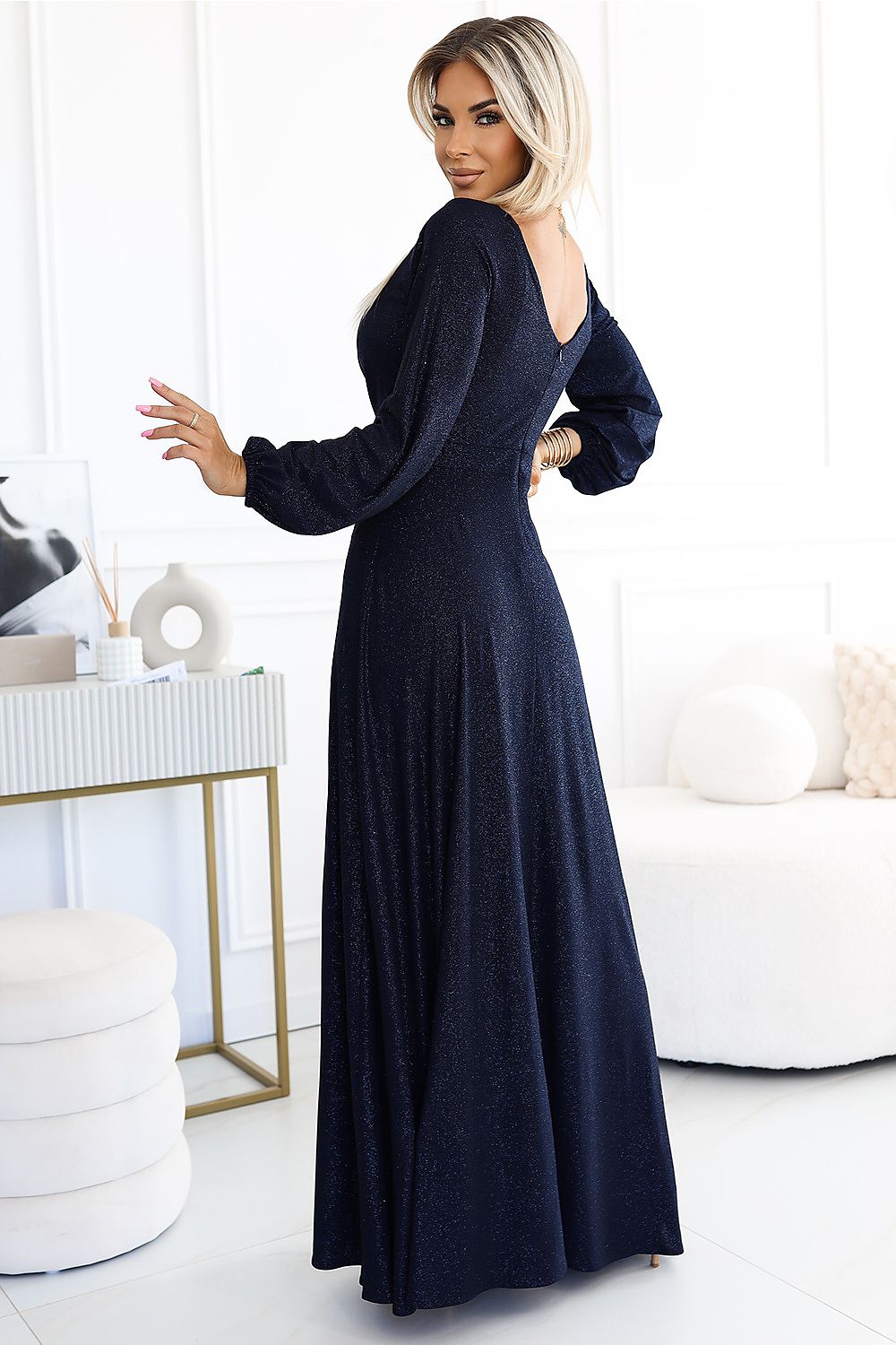  langes kleid model 203071 numoco 