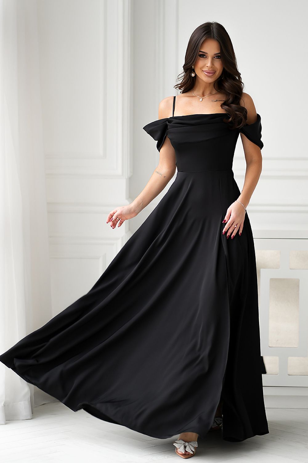  langes kleid model 203758 bicotone 