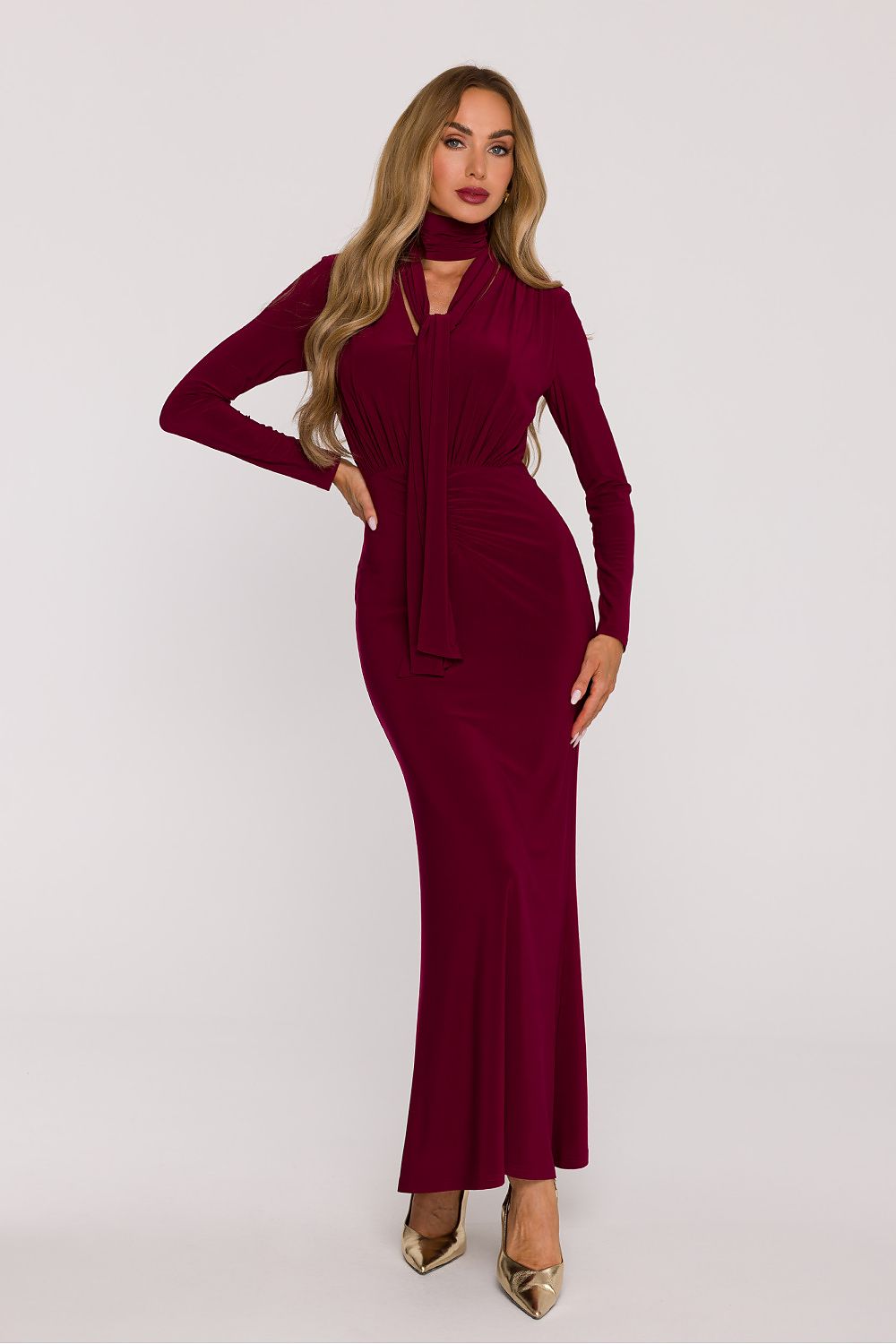  Langes Kleid model 219990 Moe 