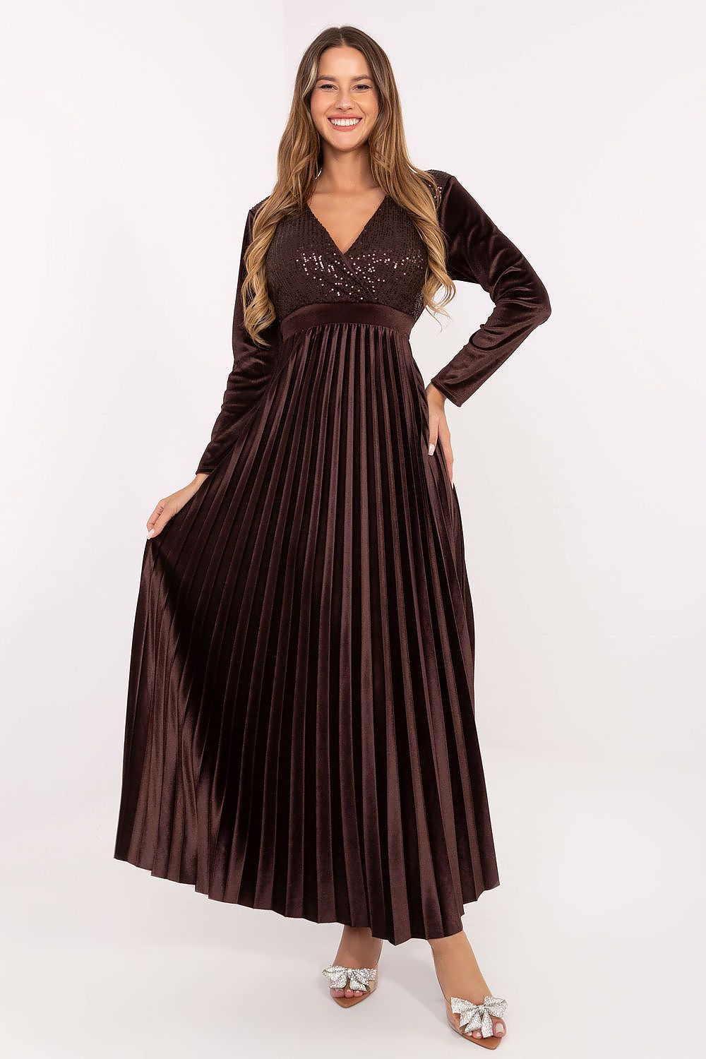  langes kleid model 220046 italy moda 
