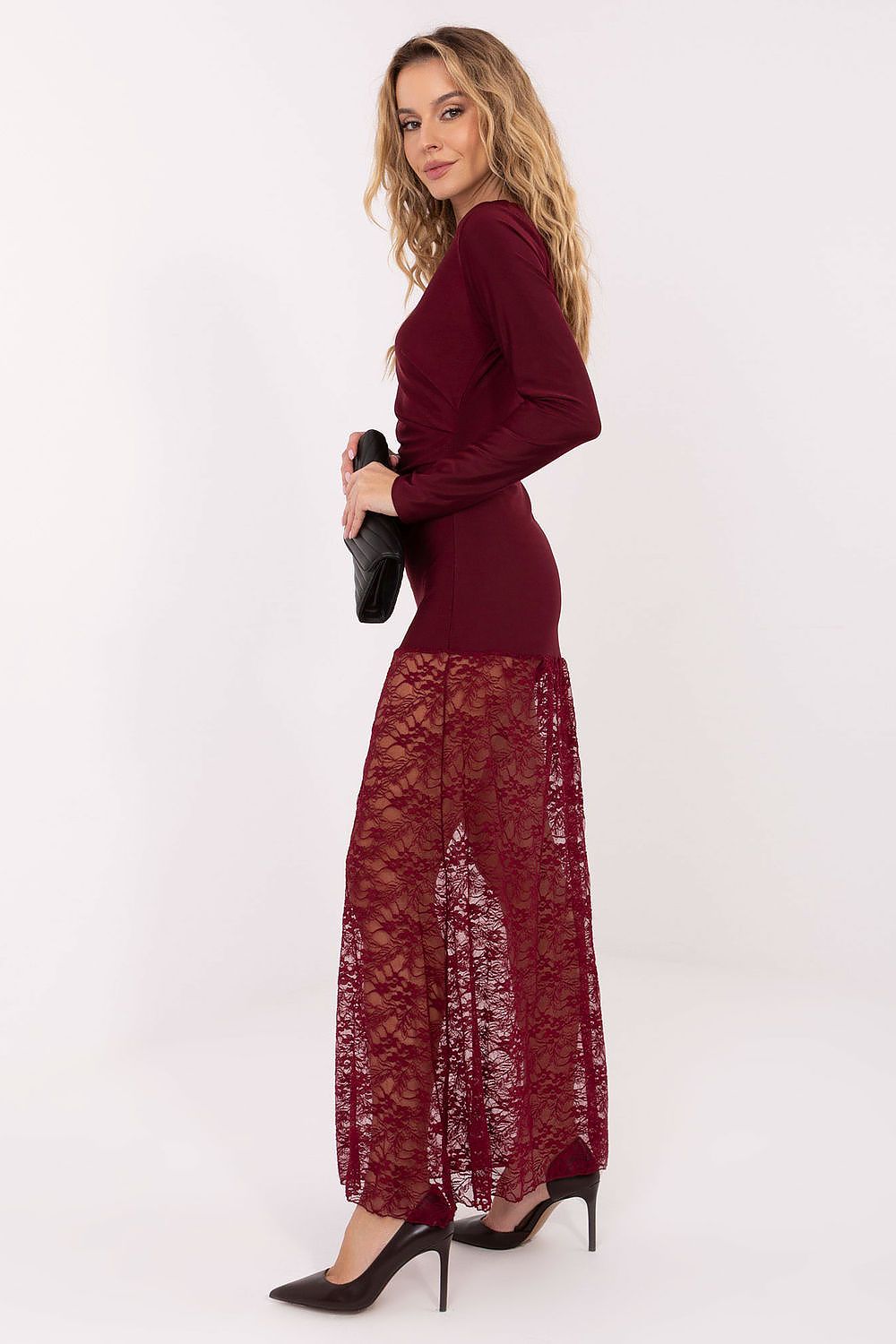  langes kleid model 221058 italy moda 