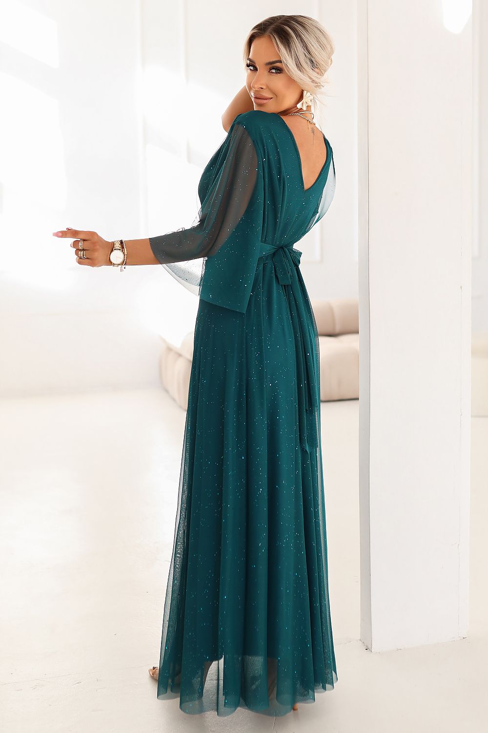  langes kleid model 222458 numoco 