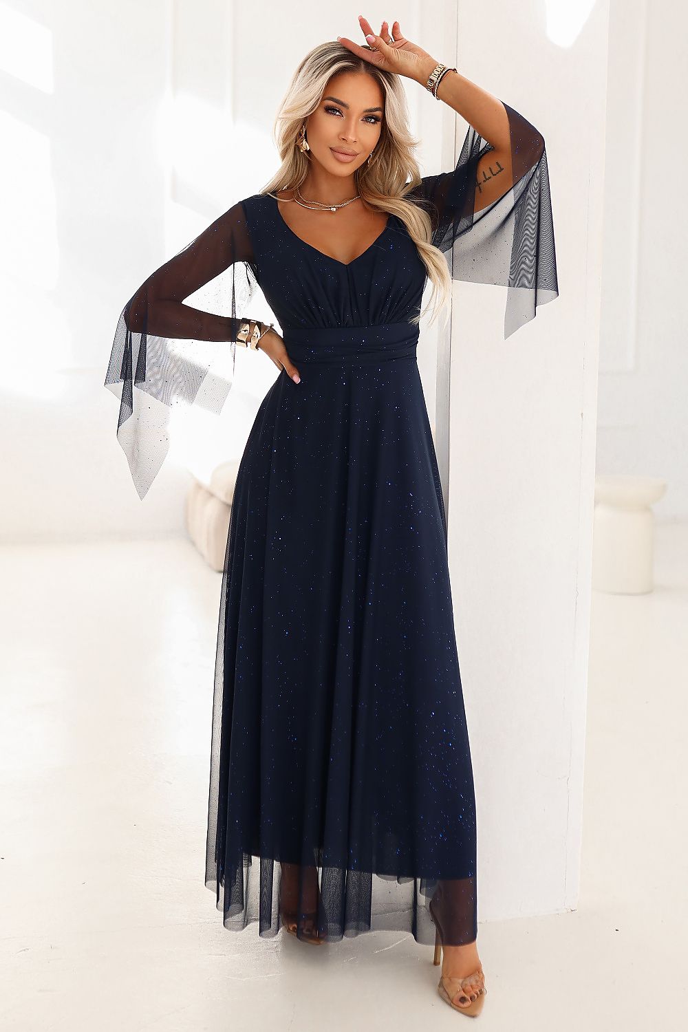  langes kleid model 222463 numoco 