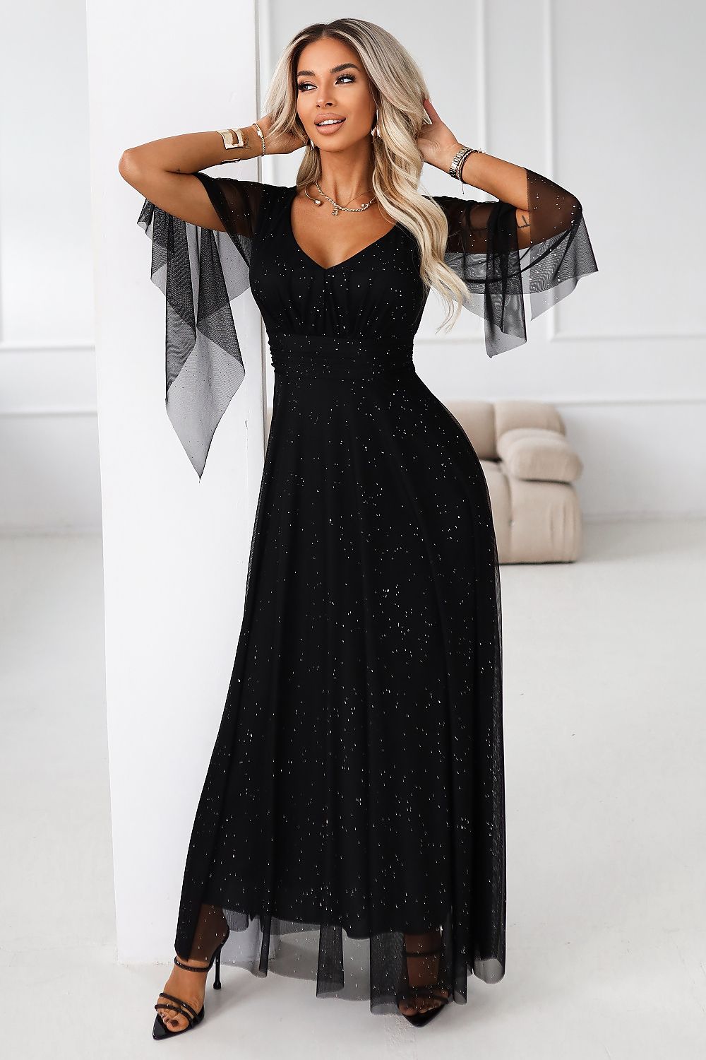  langes kleid model 222465 numoco 