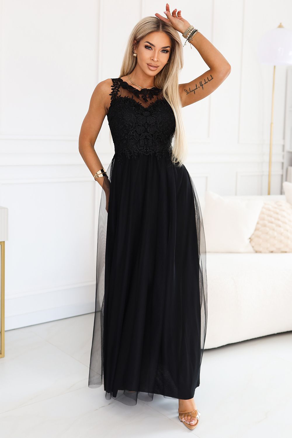  langes kleid model 227716 numoco 