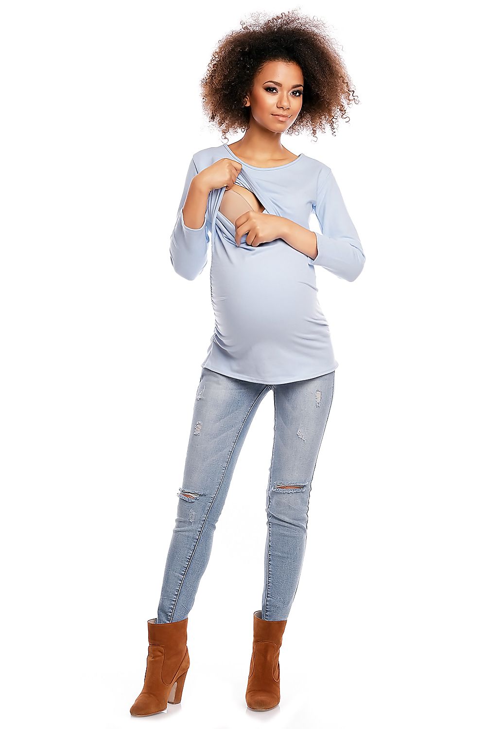  Umstandsbluse model 84450 PeeKaBoo 