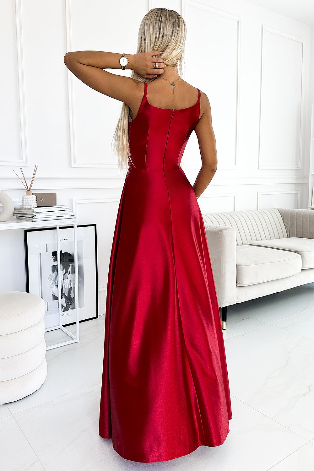  langes kleid model 186315 numoco 