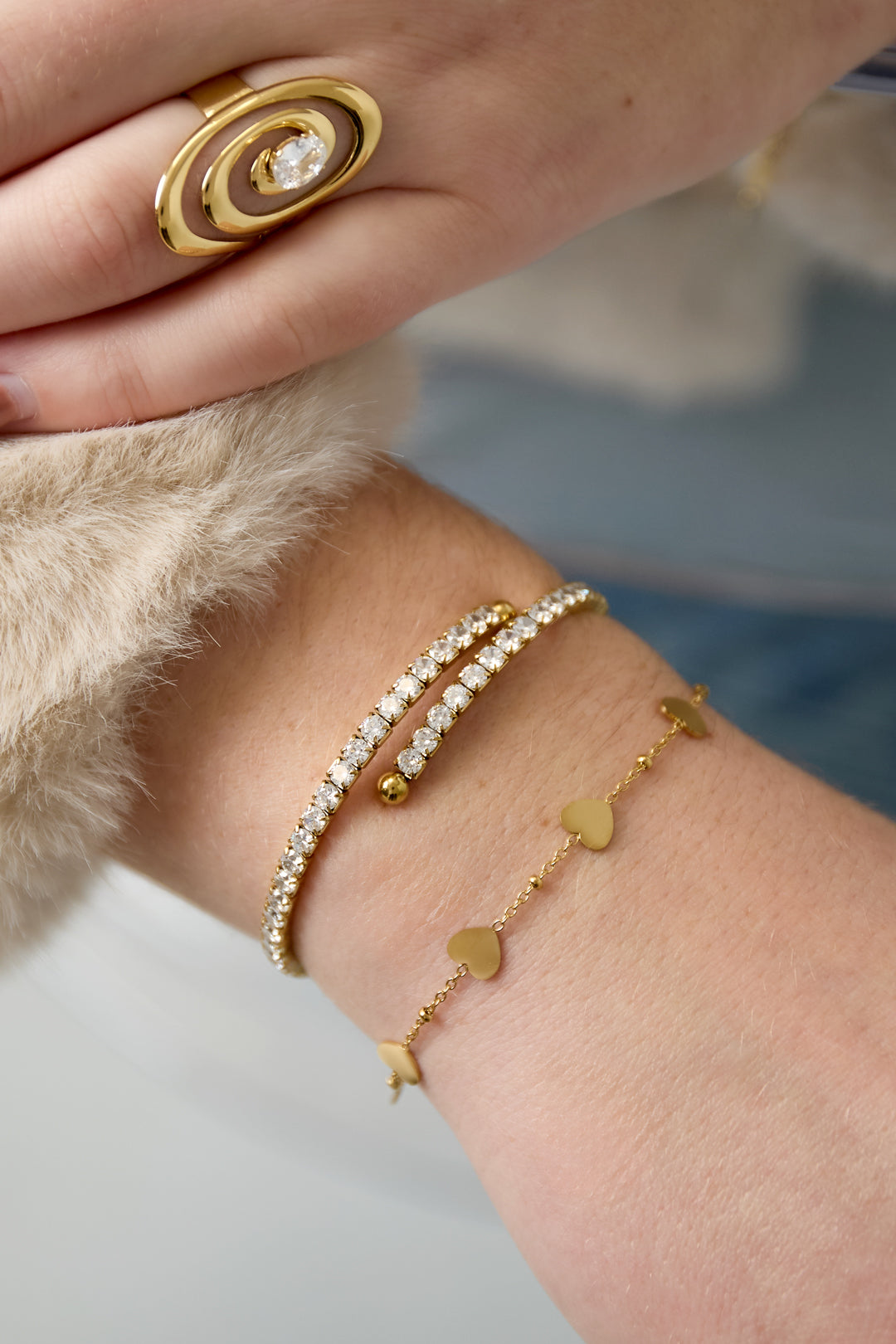 edelstahl manschette armbänder kreis casual täglich einfache serie frauen schmuck