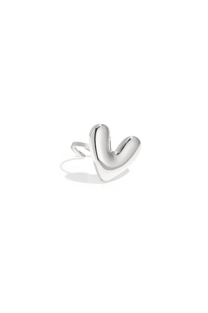 Damen Ring Matt Statement | Edelstahl | Goldfarbe & Silberfarbe