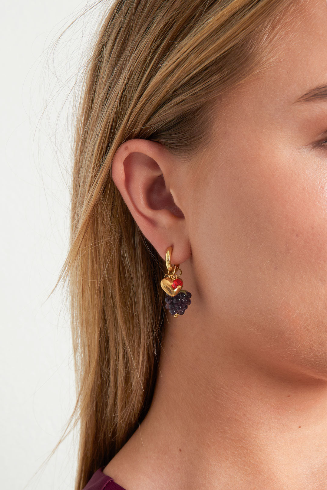 edelstahl tropfen ohrringe obst täglich täglich einfache serie frauen schmuck