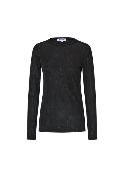 Damen Langarmshirt Transparent | Polyester | Mehrfarbig